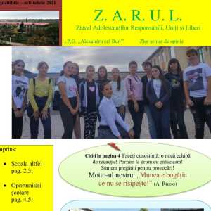 Ziarul instituției Septembrie – Octombrie 2021
